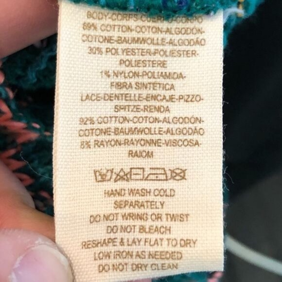 Free People Crochet Spaghetti Strap Tank Lace Bodice Boho Festival XS - Picture 5 of 6